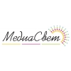 Логотип компании МедиаСвет. Архитектурная подсветка фасадов зданий и коттеджей