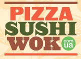 Логотип компании PizzaSushiWok