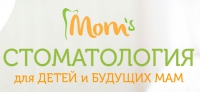 Логотип компании Mom`s стоматология для детей и будущих мам
