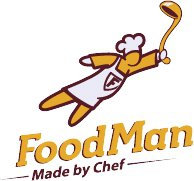Логотип компании Фудмен (Foodman) служба доставки