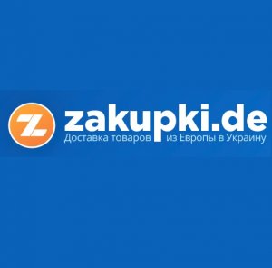 Логотип компании zakupki-de.com.ua доставка товаров из Европы в Украину