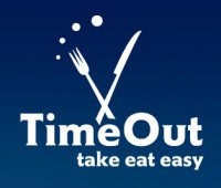 Логотип компании TimeOut доставка еды