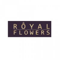 Логотип компании Royal-Flowers доставка цветов