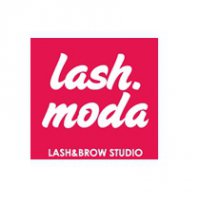 Логотип компании lash moda салон красоты