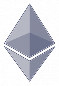 Логотип компании Эфириум (Ethereum), “эфир”