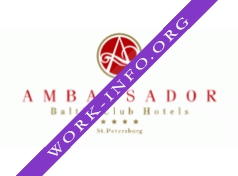 Логотип компании Амбассадор, гостиница