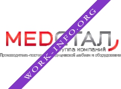 Логотип компании ГК Медсталь