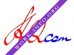 Логотип компании AQcom, торговая компания