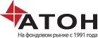 Логотип компании АТОН